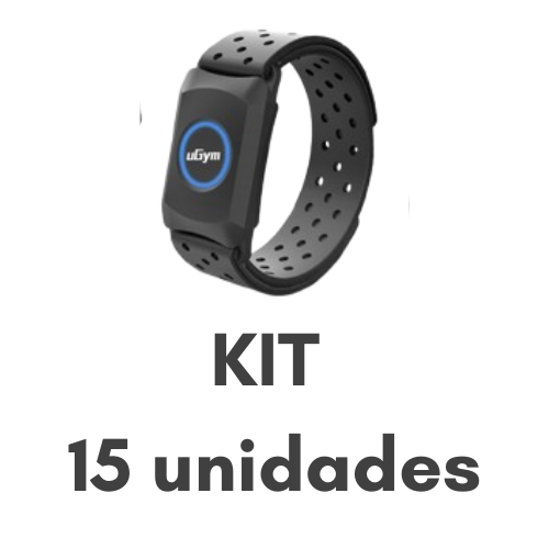 kit 15 und. UCS 838 ANT+ & BLE Pulseira de Frequência Cardíaca